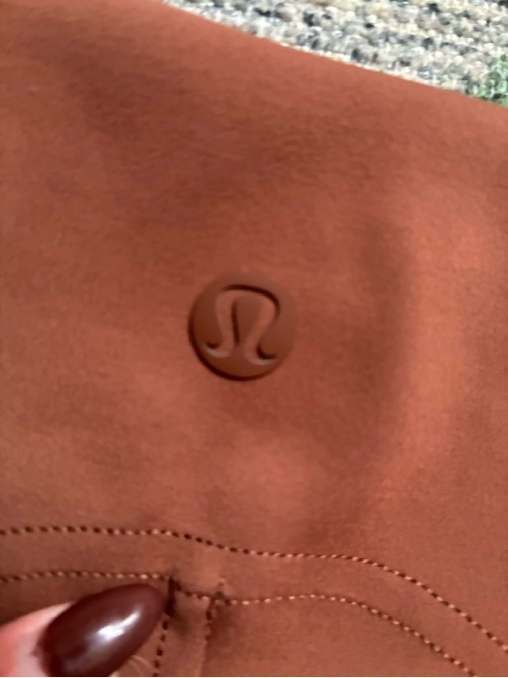 Rust Brown Racerback Tank Top - Picture 2 of 3